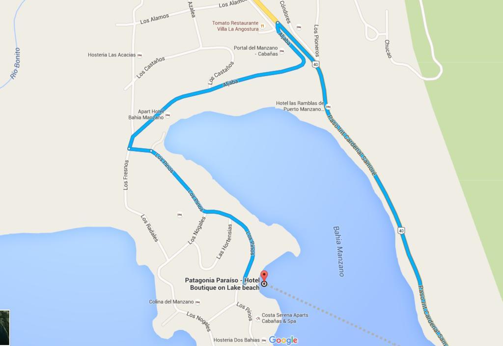 וילה לה אנגוסטרה Patagonia Paraiso - Hotel Boutique On Lake Beach מראה חיצוני תמונה